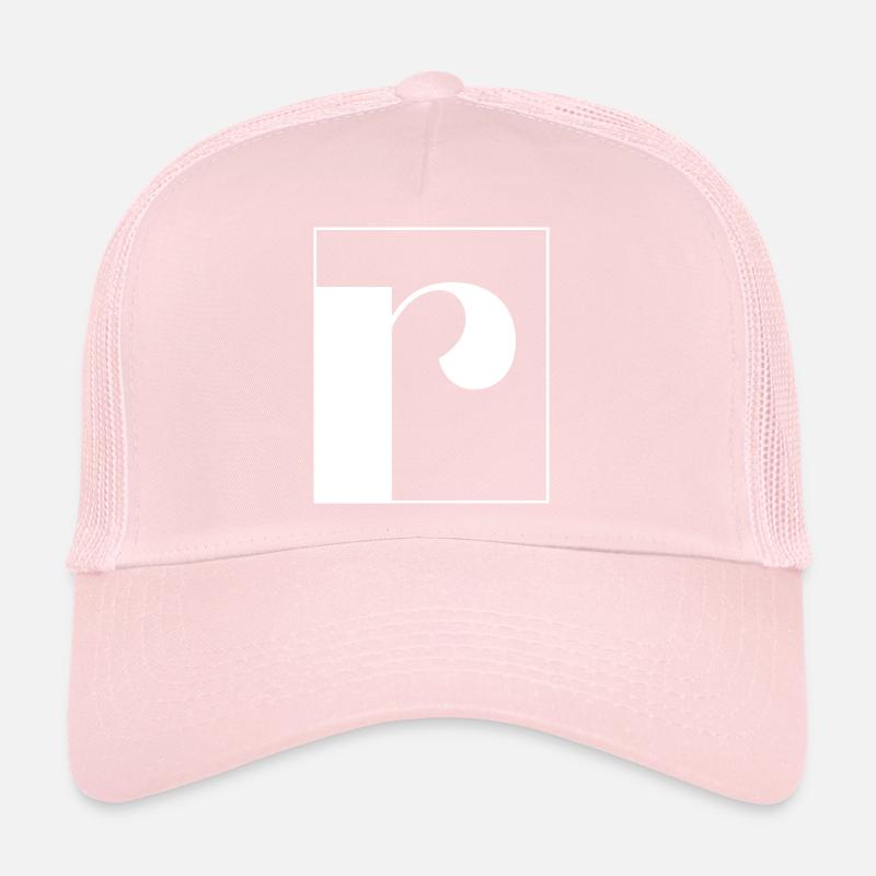 Lettre alphabet r Casquette trucker 