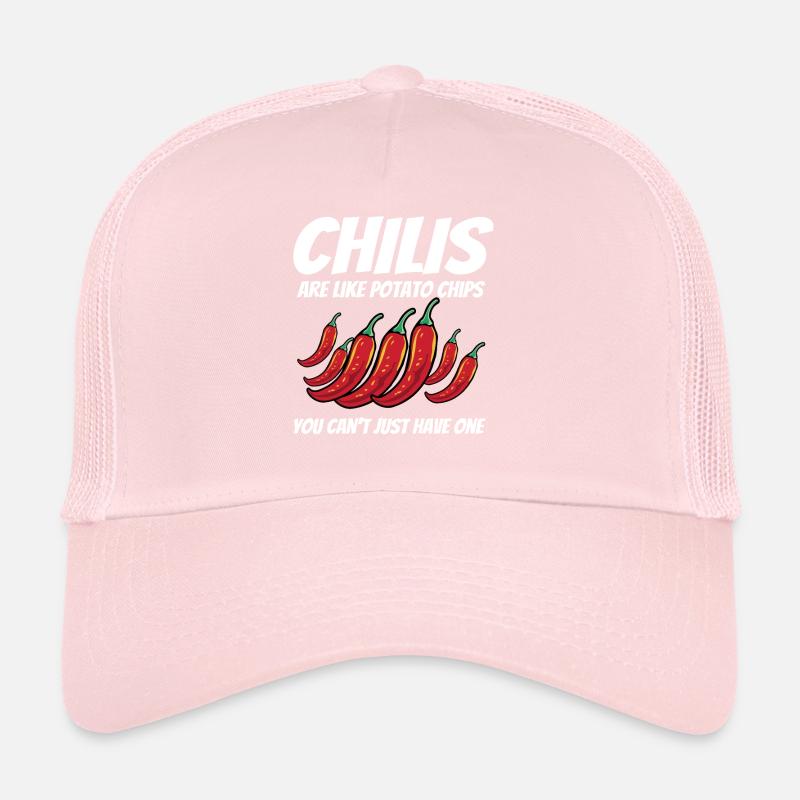 Les piments sont comme des croustilles que vous ne pouvez pas simplement avoir o Casquette trucker 