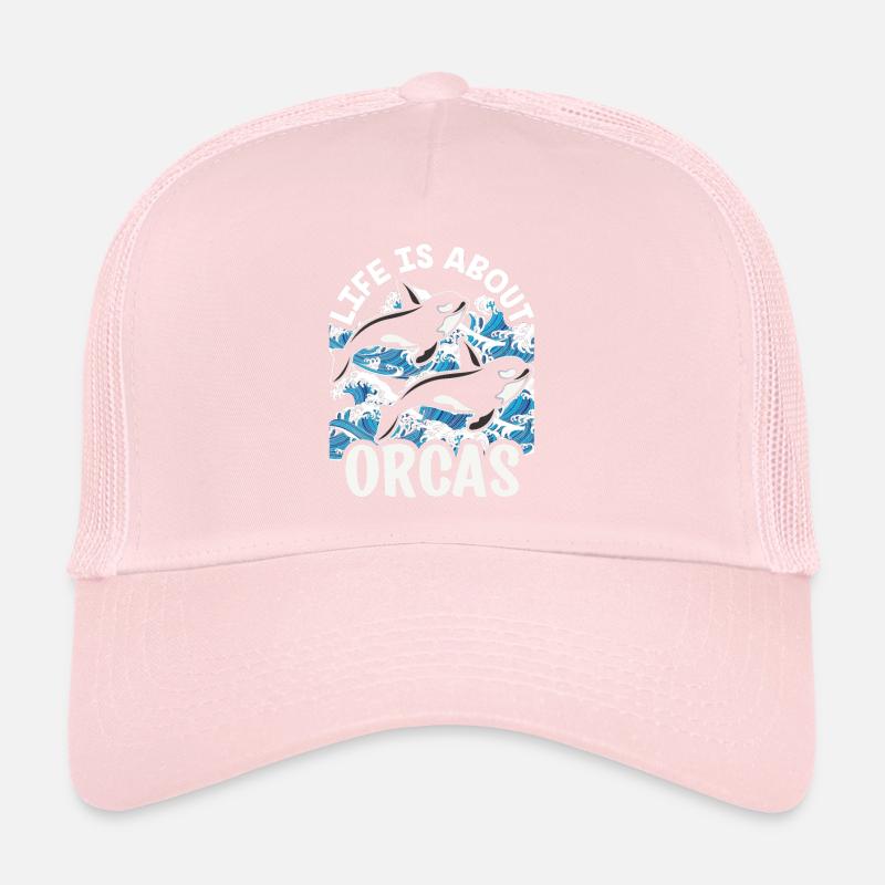 La vie est une question d’orques orques de mer protéger les baleines Casquette trucker 