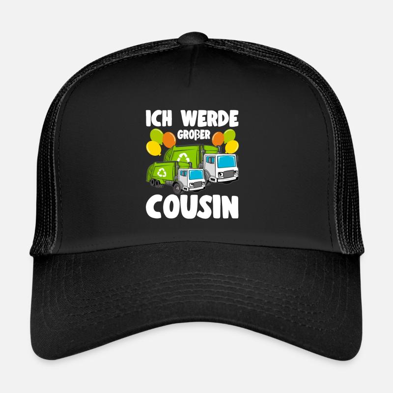 Müllabfuhr bald Großer Cousin Werde Großer Cousin Trucker Cap