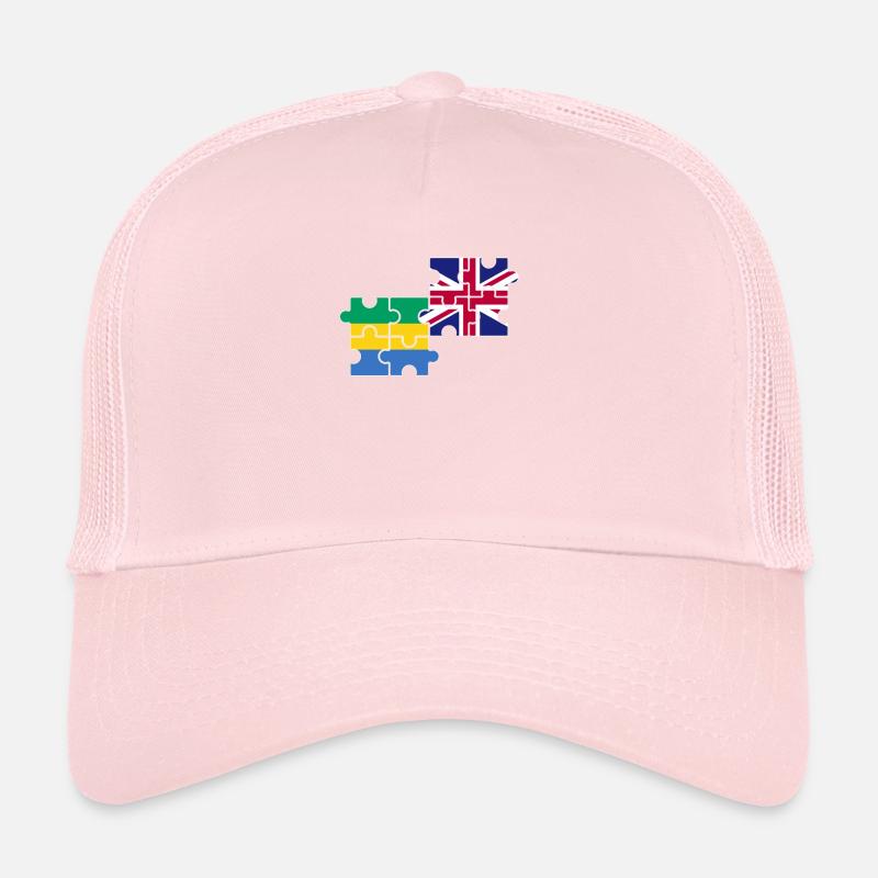 Gabon UK Flag British Gabonese Trucker Cap
