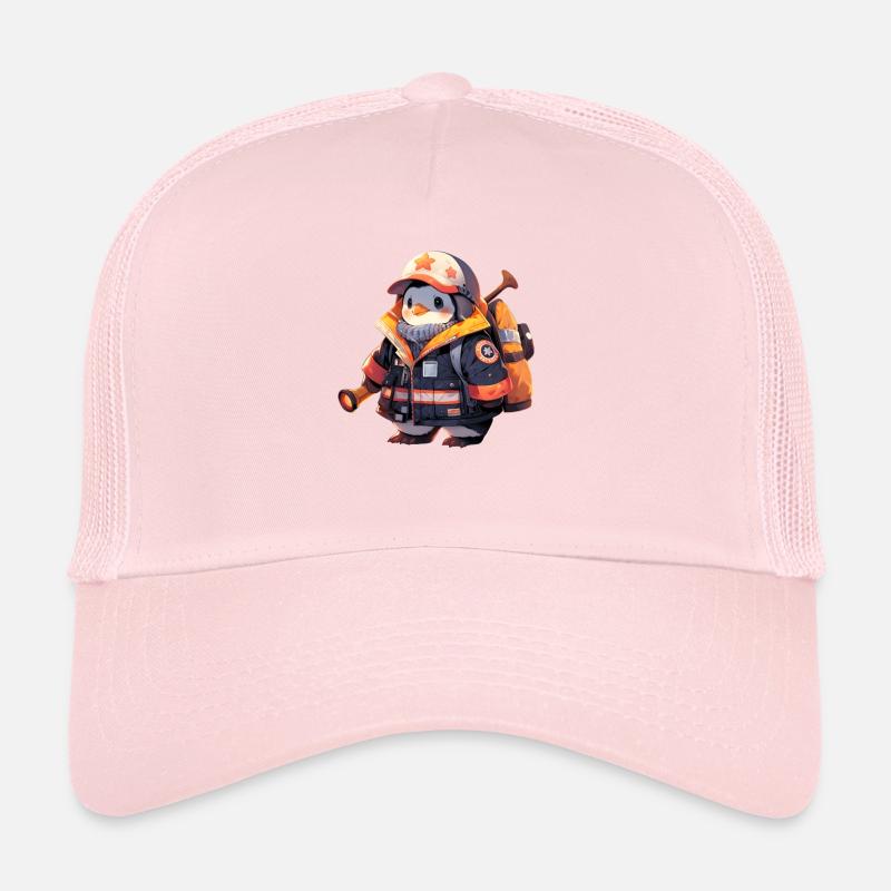 Pinguin Feuerwehrmann Trucker Cap