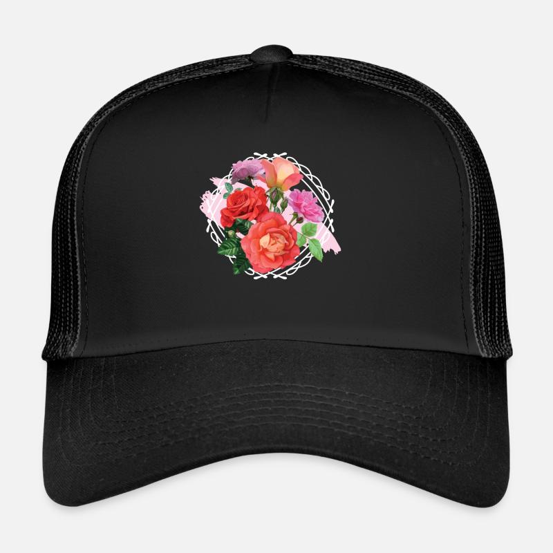 Rosenart Florist Blumen Rosen Trucker Cap