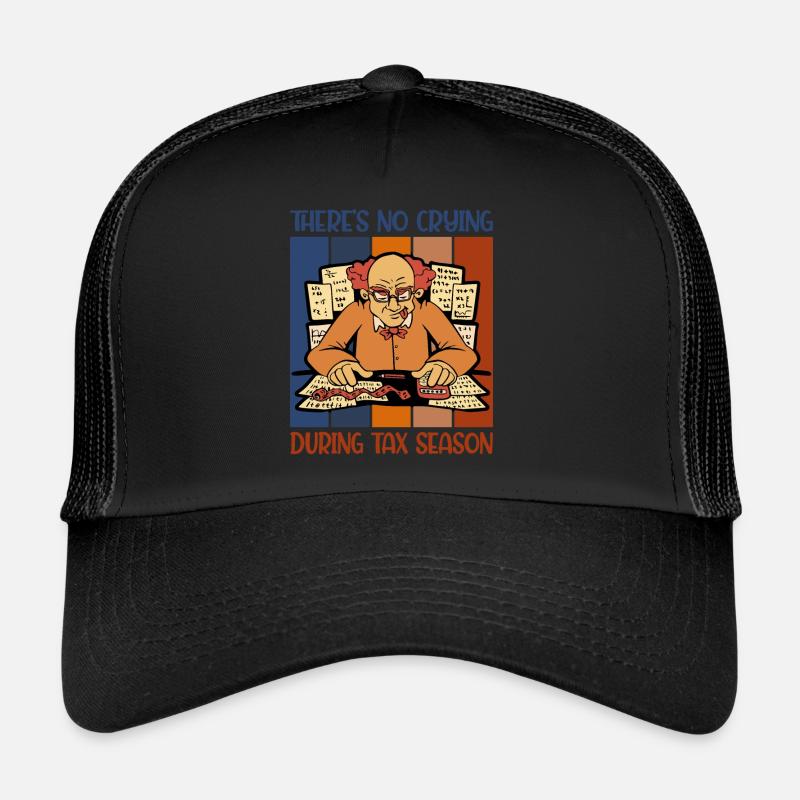 Kein Weinen während der Steuersaison Buchhalter Trucker Cap
