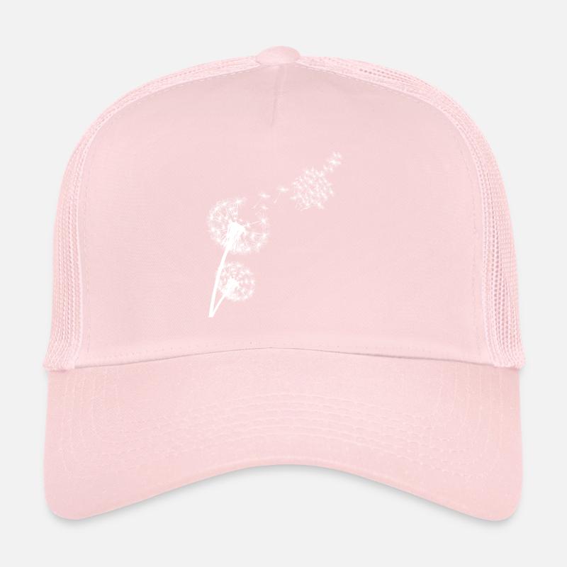 Middle finger dandelion insult Trucker Cap