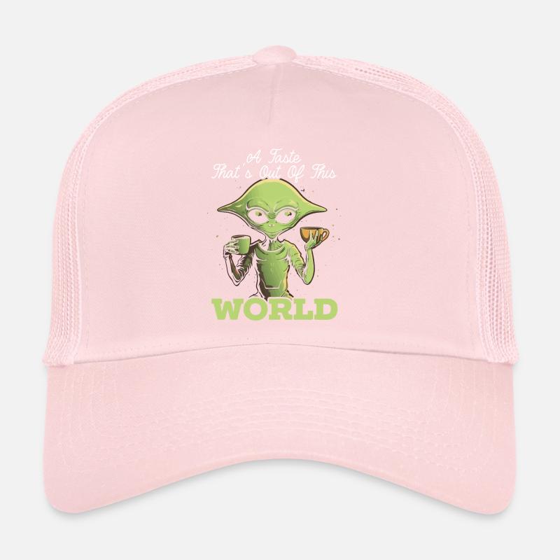 Alien Coffee Lover Caféine UFO Extraterrestre Casquette trucker 