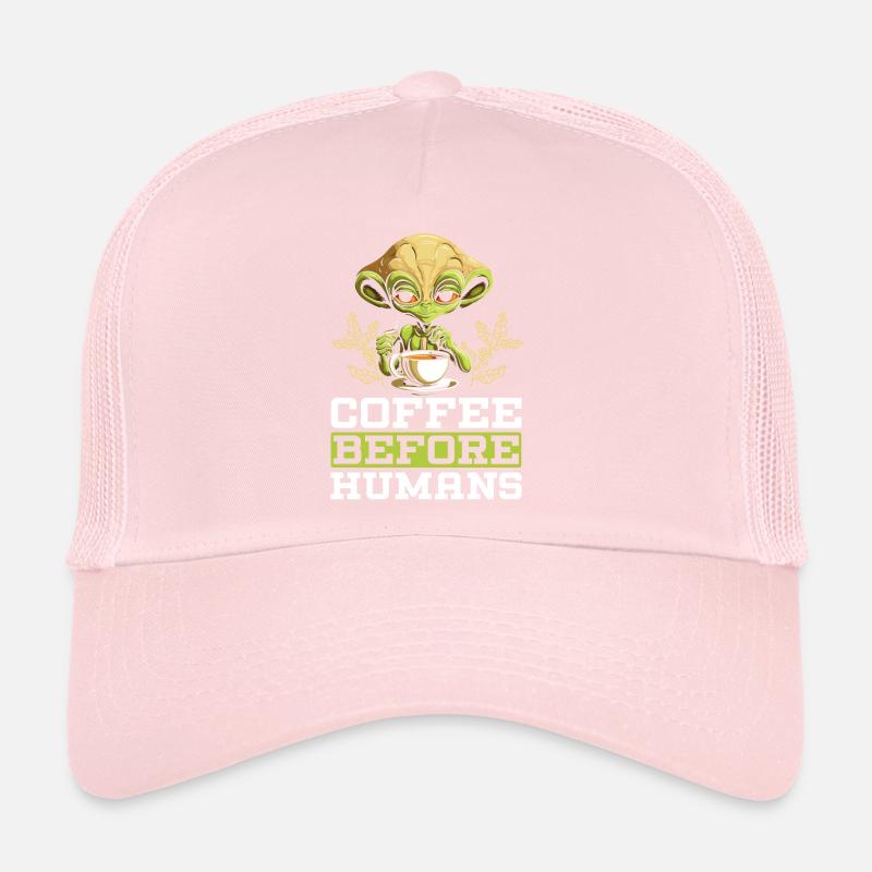 Alien Coffee Lover Caféine UFO Extraterrestre Casquette trucker 