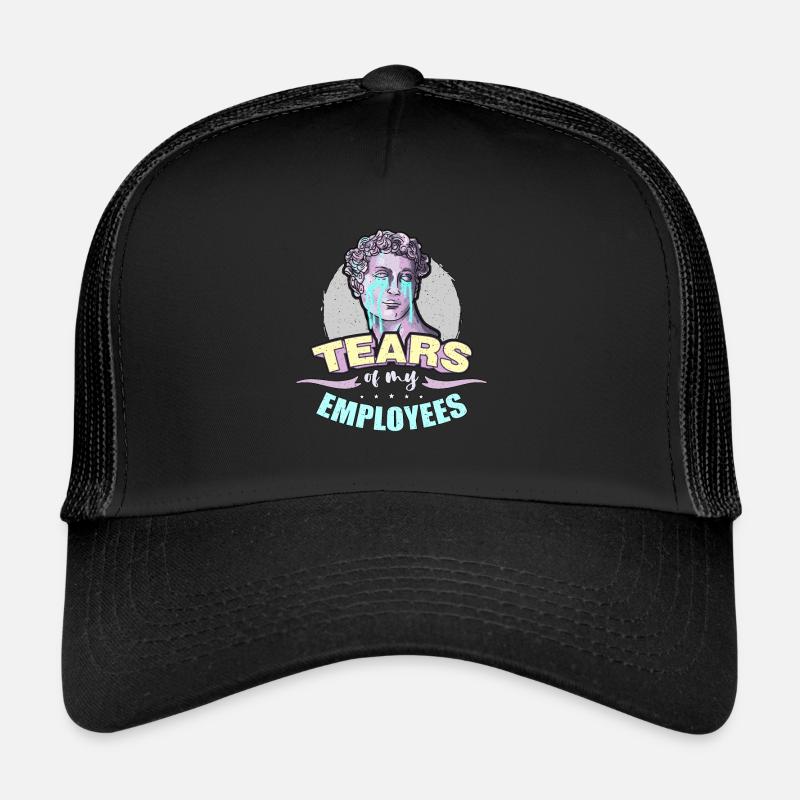 Gestion de projet Les larmes de mon gestionnaire d’employés Casquette trucker 