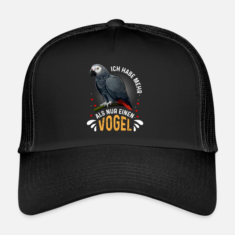 Grau Papagei Bei mir piept´s African Grey Trucker Cap