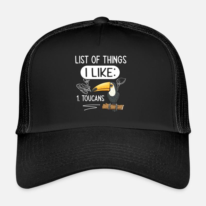 Toucan Bird Rainforest Trucker Cap