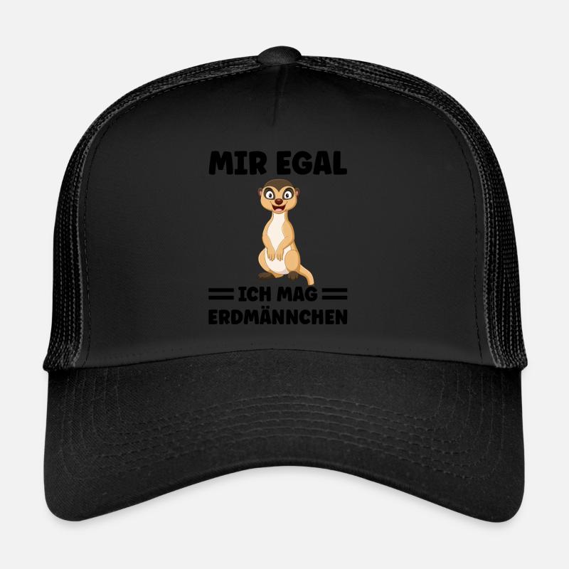 Tiere Erdmännchen Erdmännchene Geschenk Trucker Cap