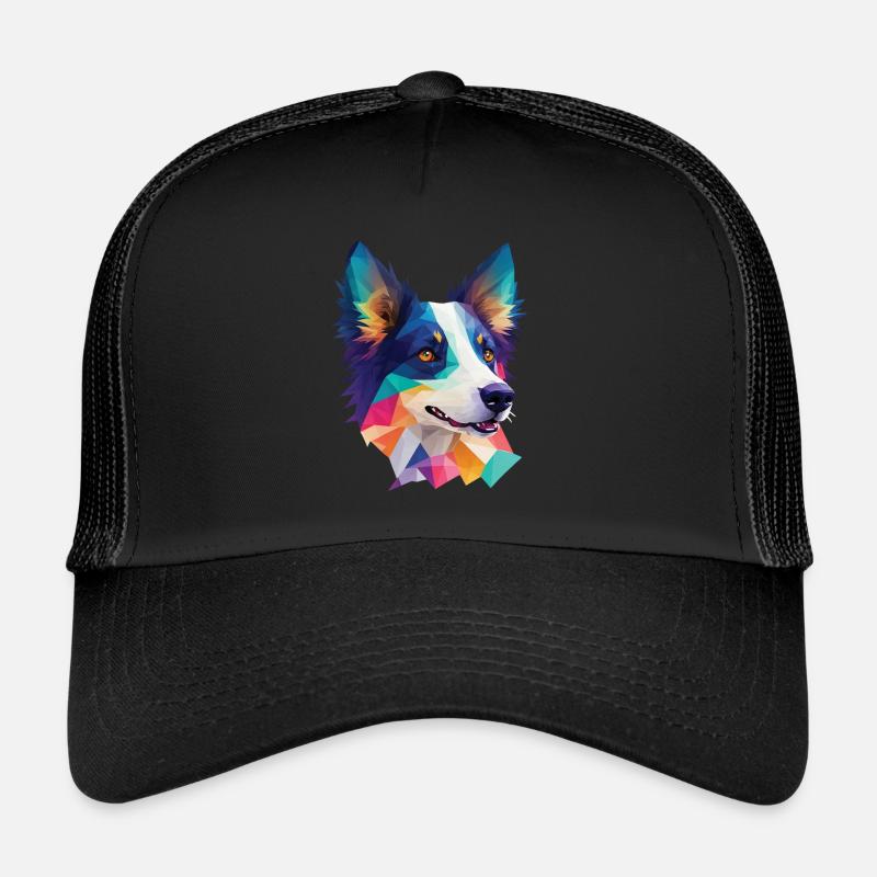 Border Collie Hund Hunderasse Collie Hunde Design Trucker Cap