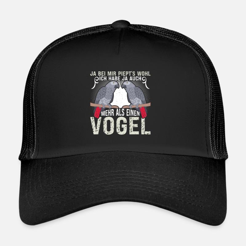 Graupapagei Ich habe mehr als einen Vogel Trucker Cap