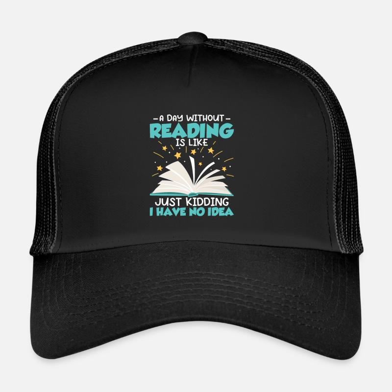 Coole Bücher Lesebuchliebhaber Alphabetisierung Bibliothekar Trucker Cap