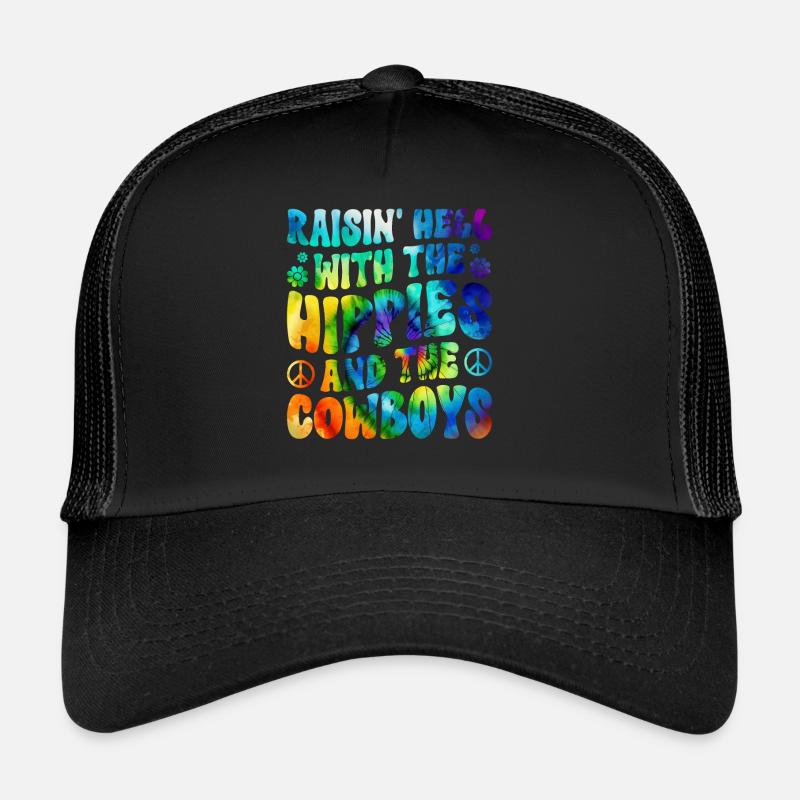 Teinture de cravate paix Casquette trucker 