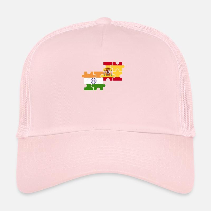 Inde Espagne Drapeau Espagnols Indien Casquette trucker 