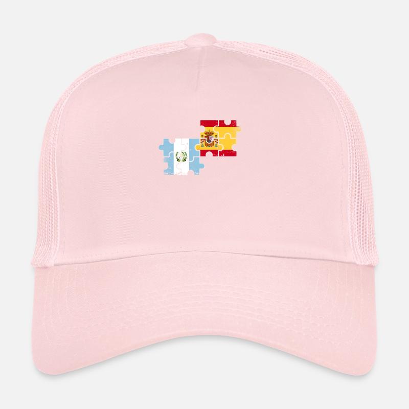 Guatemala Espagne Drapeau Vintage Guatémaltèque Casquette trucker 