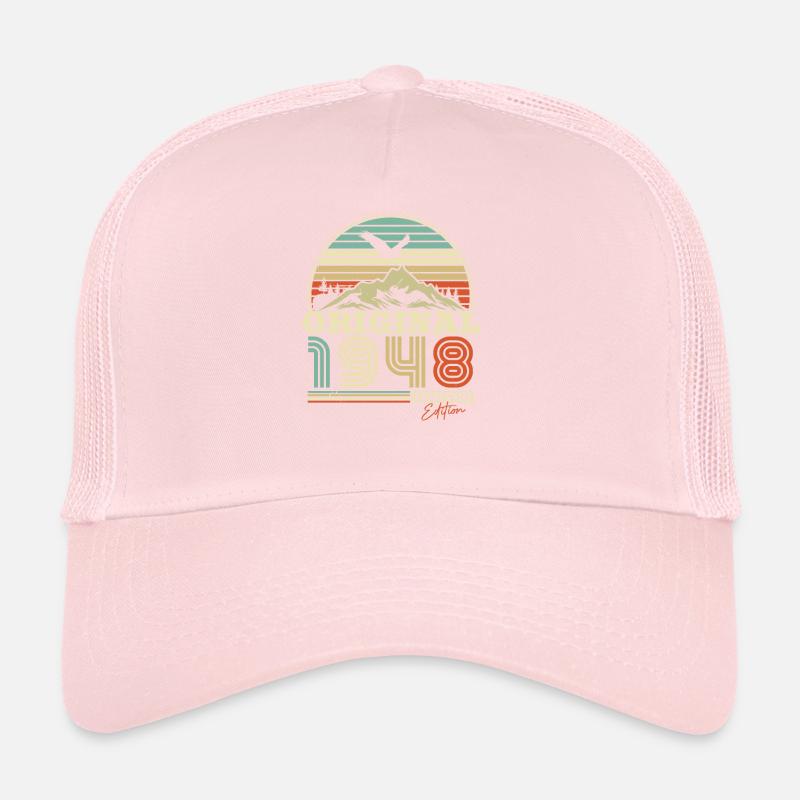 Cadeau d’anniversaire Millésime 1948 75 ans Casquette trucker 