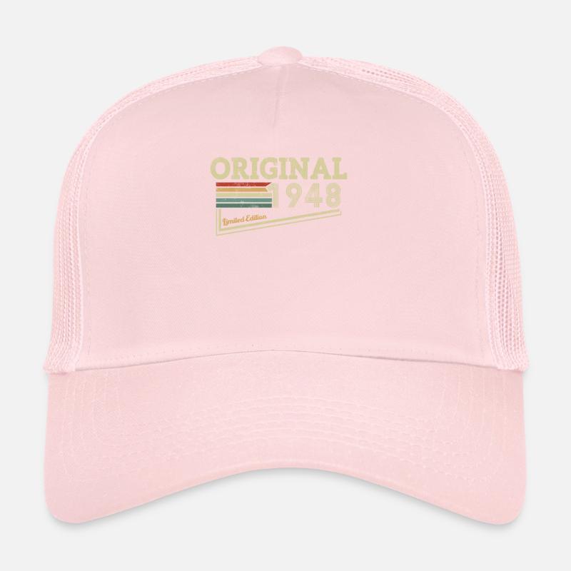 Cadeau anniversaire Millésime 1948 75 ans Casquette trucker 