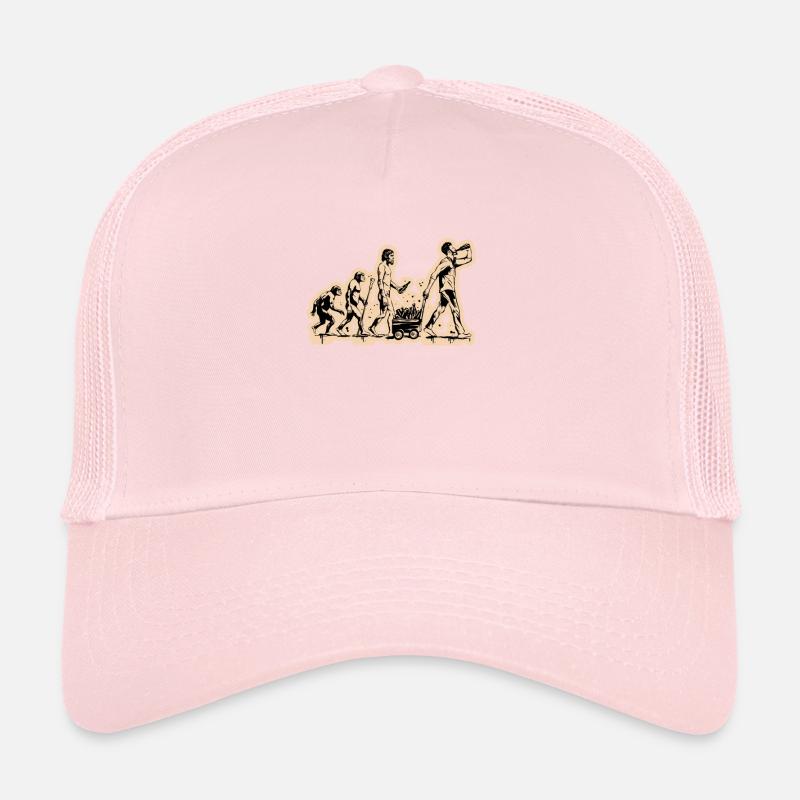Vatertag Evolution Bollerwagen voll mit Bier Trucker Cap