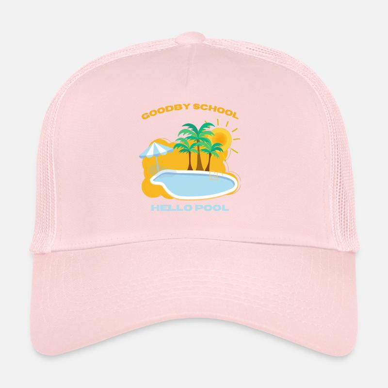 Goodby School Hello Pool Casquette trucker 