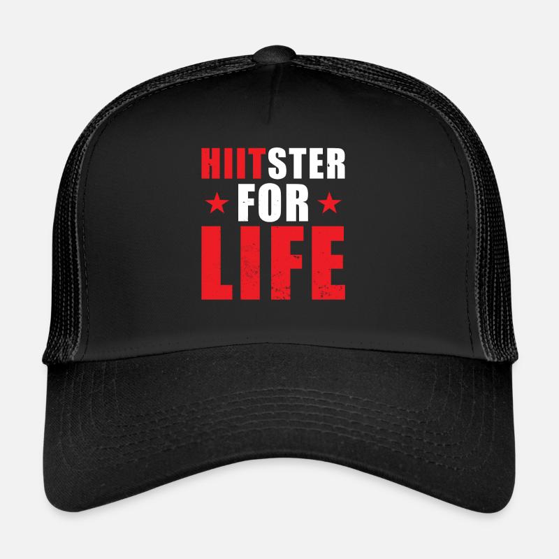 Hiit Workout Training Motivation HIIT Hard Train Trucker Cap