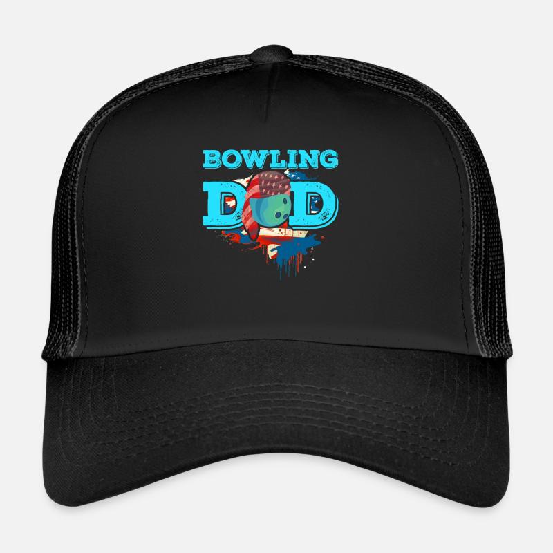 Bowling Dad Bowling Player Dad Bowling Men Casquette trucker 