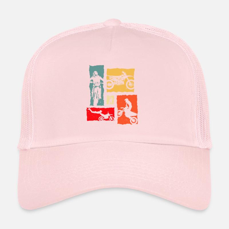 Motocross Rétro Casquette trucker 