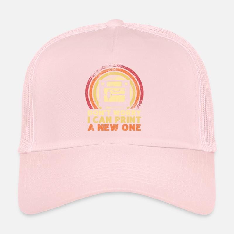 Impression 3D Imprimante 3D Retro Design Slice Print Casquette trucker 