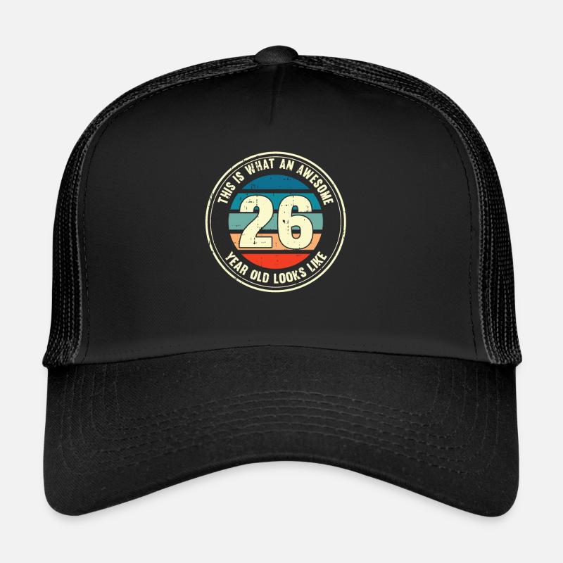 26. Geburtstag so sieht man mit 26 Retro Geschenk Trucker Cap