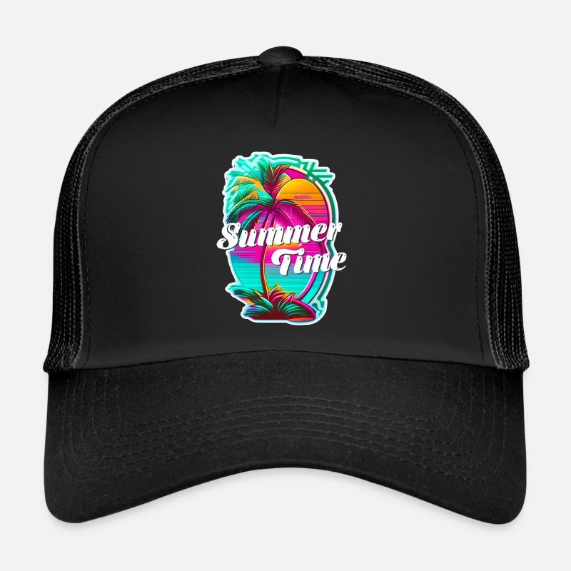 Sommerzeit - Strand und Sommer Trucker Cap