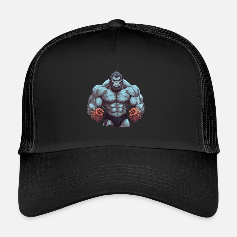 Bodybuilder Gorilla Casquette trucker 