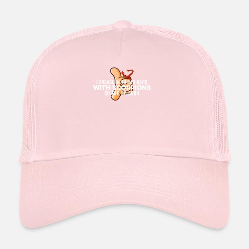 Je m’engage dans des guerres de pouce avec Scorpions Humour Cool Casquette trucker 