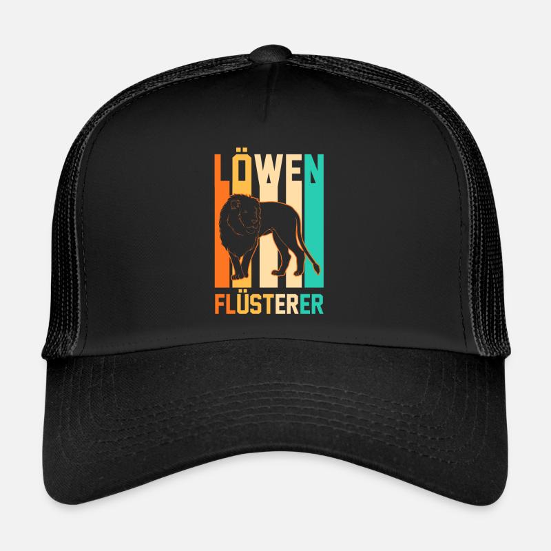 Löwe Löwen - Trucker Cap - Schwarz/Schwarz