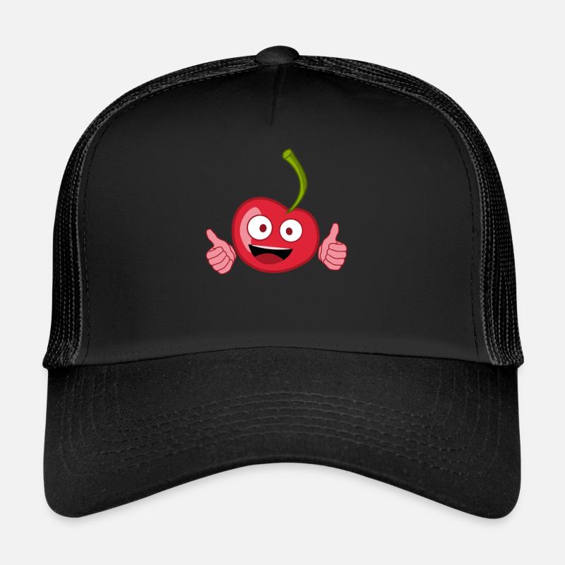 Kirschen Daumen hoch Kirsche Trucker Cap