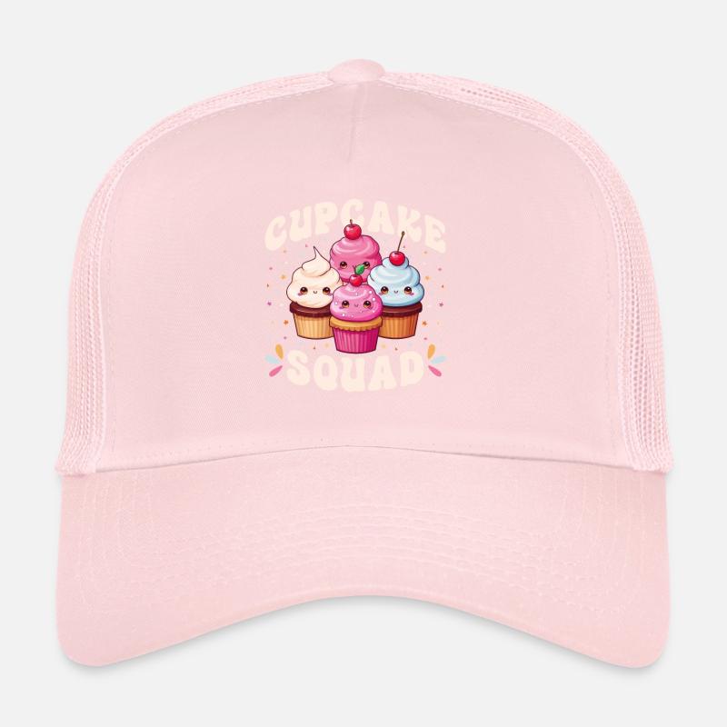Cupcake Squad Design Kawaii Cupcake Squad Trucker Cap