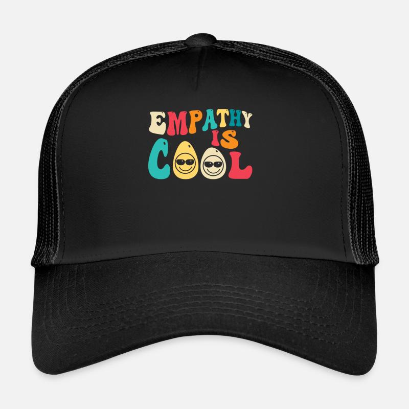 Empathie Ist Cool - Trucker Cap - Schwarz/Schwarz