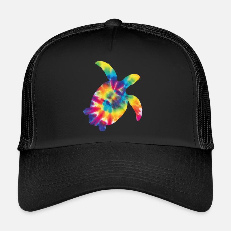 Tortue de mer Tortoise Tie Dye Casquette trucker 