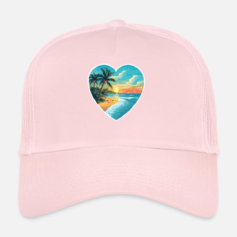 Amour de la plage Casquette trucker 