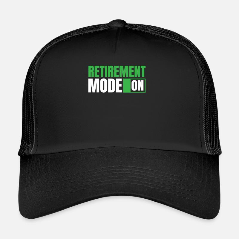 Pension de retraite drôle Mode de retraite activé Casquette trucker 