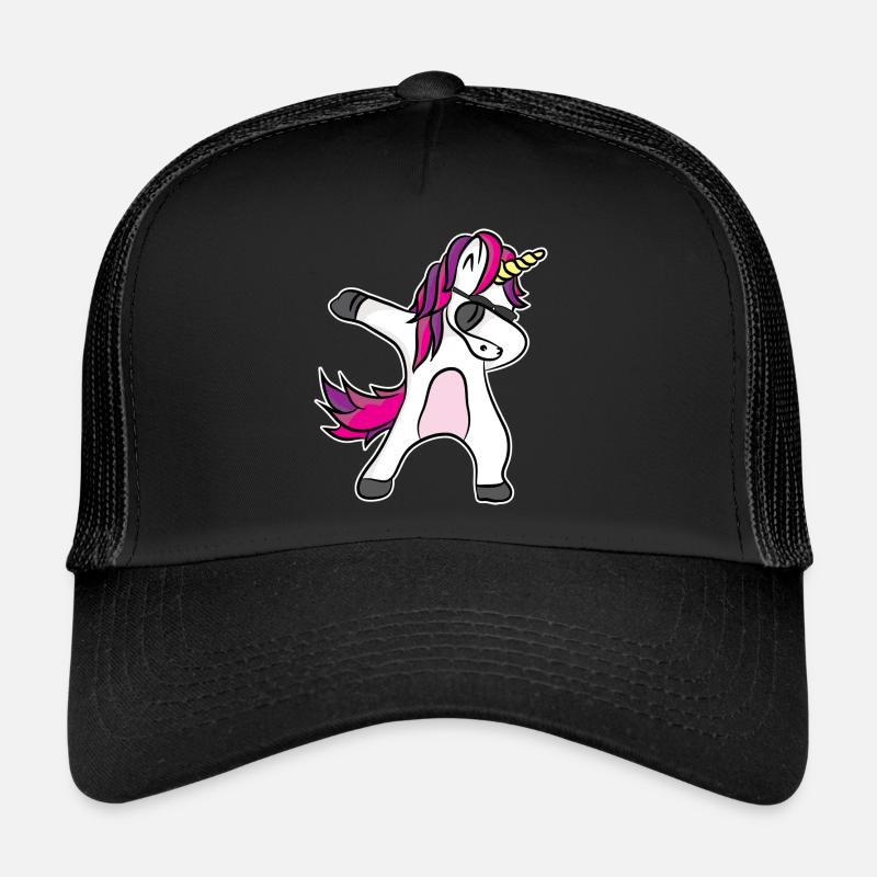 Unicorn Dabbing - Fantastically Funny Design Trucker Cap