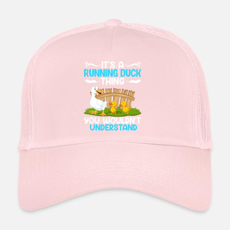 Running Ducks It ́s a Running Duck Thing Duck Lover Trucker Cap