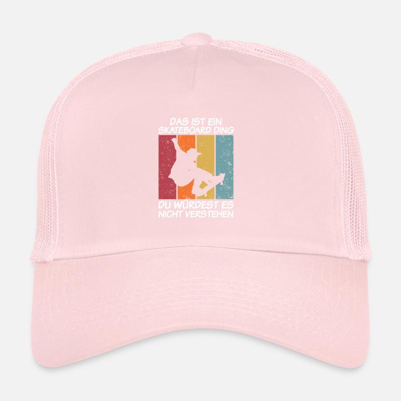 Das ist ein Skateboard Ding Trucker Cap