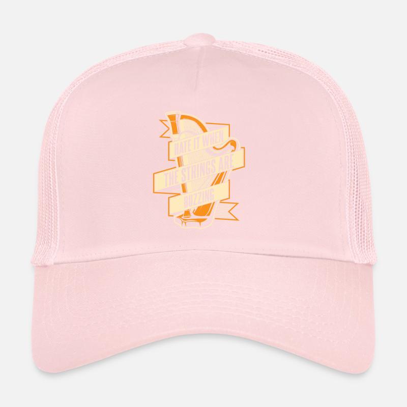 Hate It When The Strings Are Buzzing Harp Trucker Cap