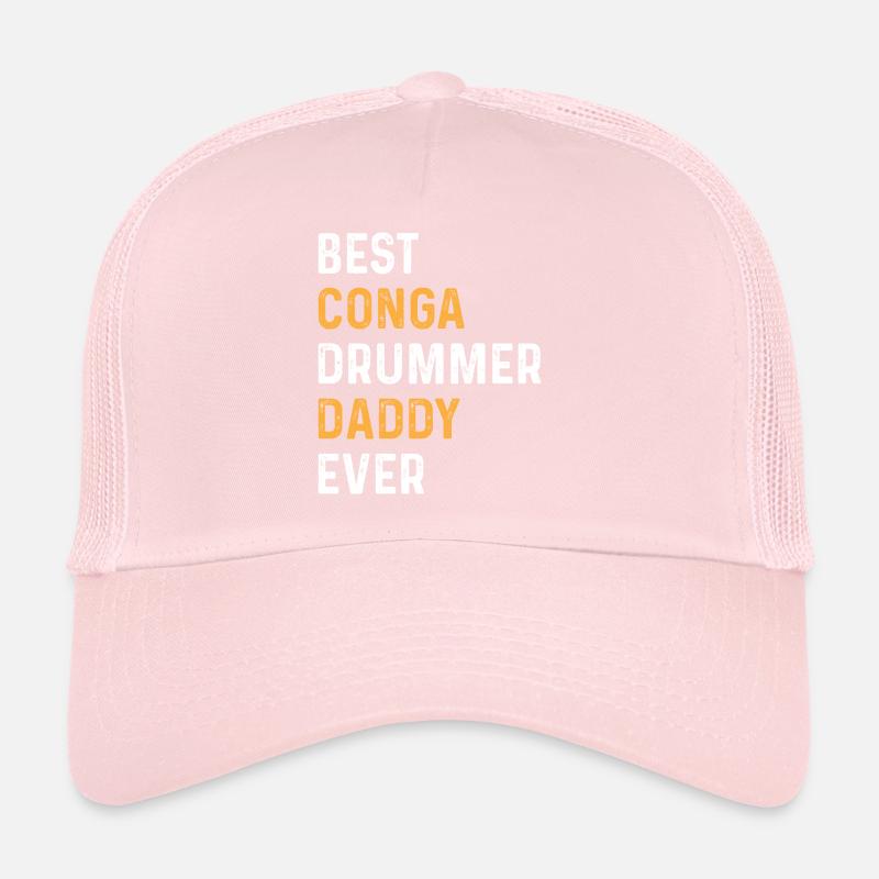 Daddy Conga Musician - Best Conga Drummer Daddy Ev Trucker Cap