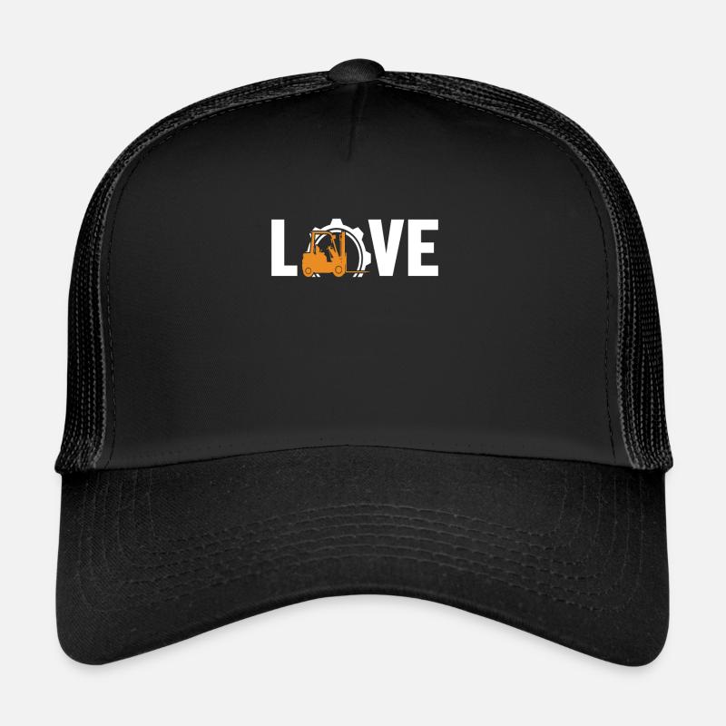 Love Geländestapler Teleskoplader Gabelstapler Trucker Cap