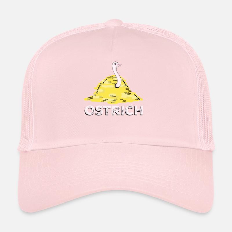 Autruche riche Casquette trucker 