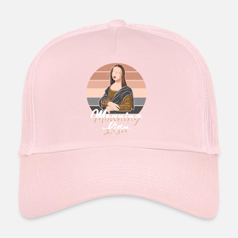 Mona Lisa Artful Classical Art Museum Trucker Cap