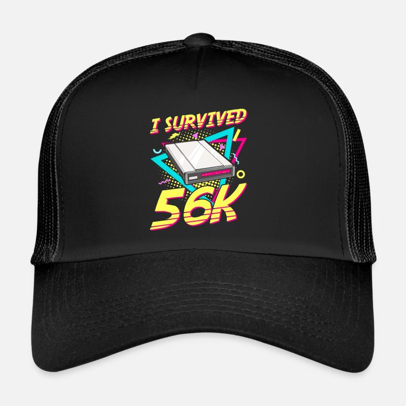 90s Nostalgie Rétro 90s Internet commuté vintage Casquette trucker 