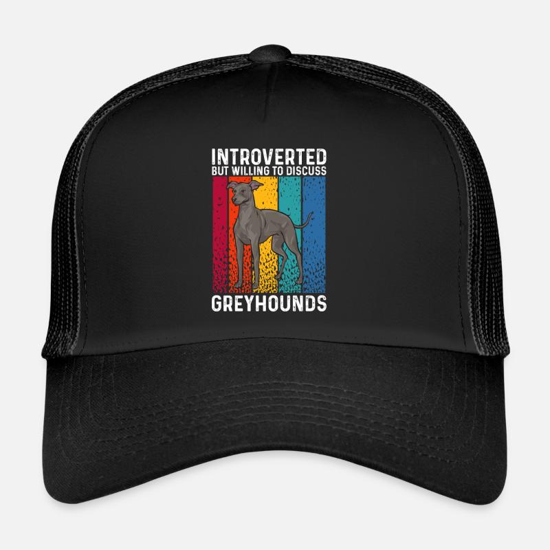 Lévrier italien Greyhound Chiens Casquette trucker 